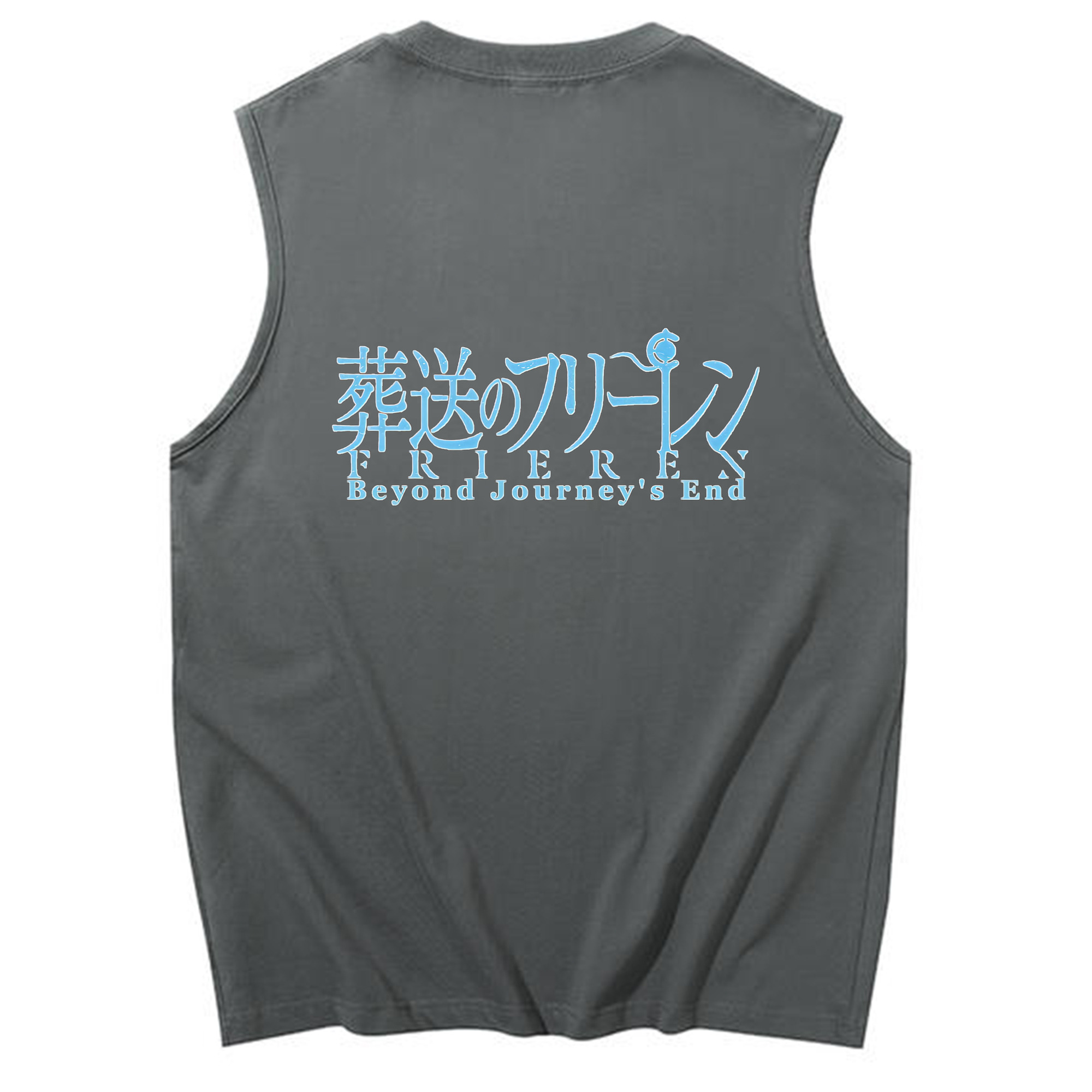 （画像用） 葬送のフリーレン Frieren コットン100％タンクトップ（背面プリント）